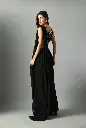Nylah bustier with moonshine pre draped saree