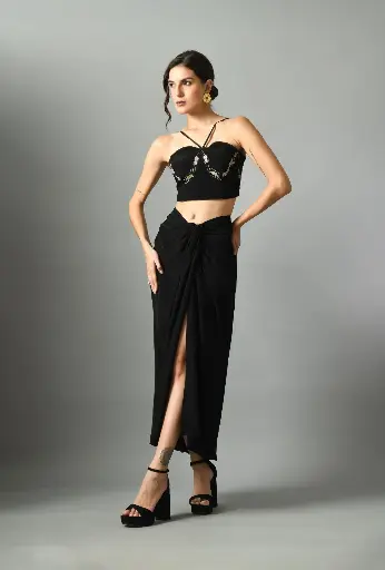 Moonshine draped skirt